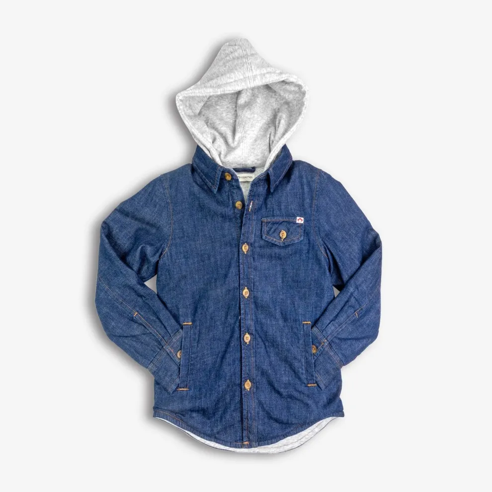 Glen Hooded Shirt